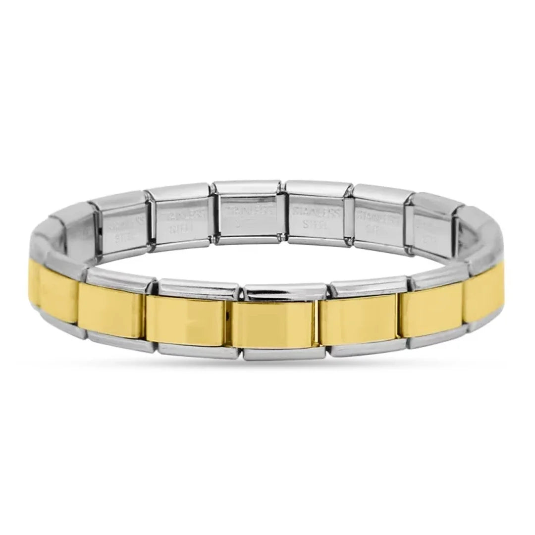 Pulseira Italiana de Charm Line Silver