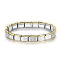 Pulseira Italiana de Charm Star Silver Line