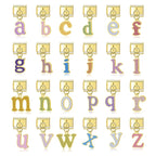 Charm Pendant Iniciais Colors Gold - Blisca®
