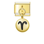 Charm Pendant Signos Circle Gold - Blisca®