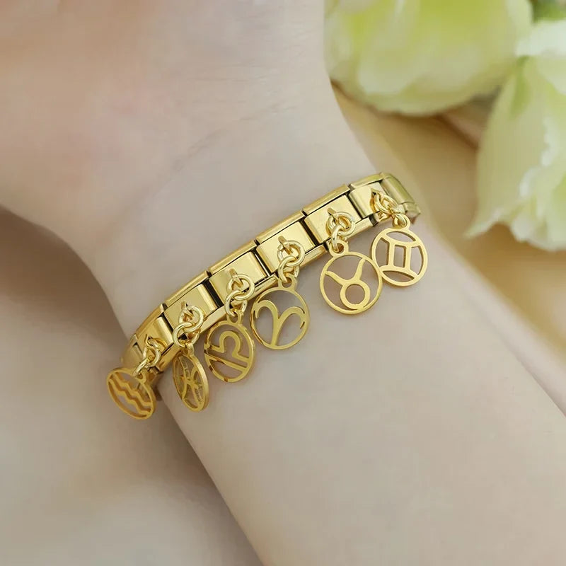 Charm Pendant Signos Gold - Blisca®