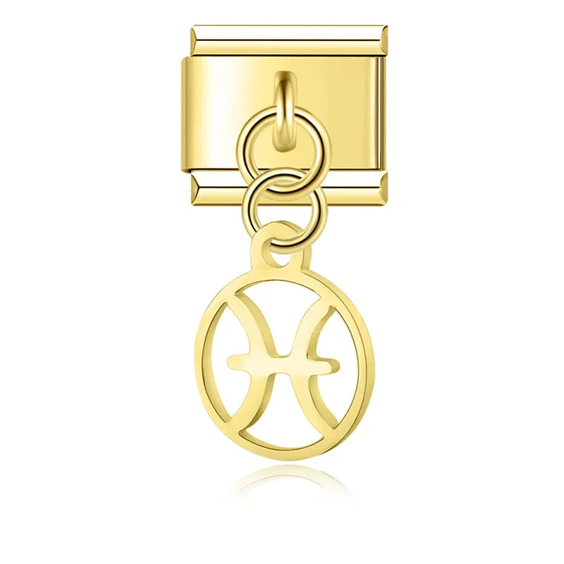 Charm Pendant Signos Gold - Blisca®