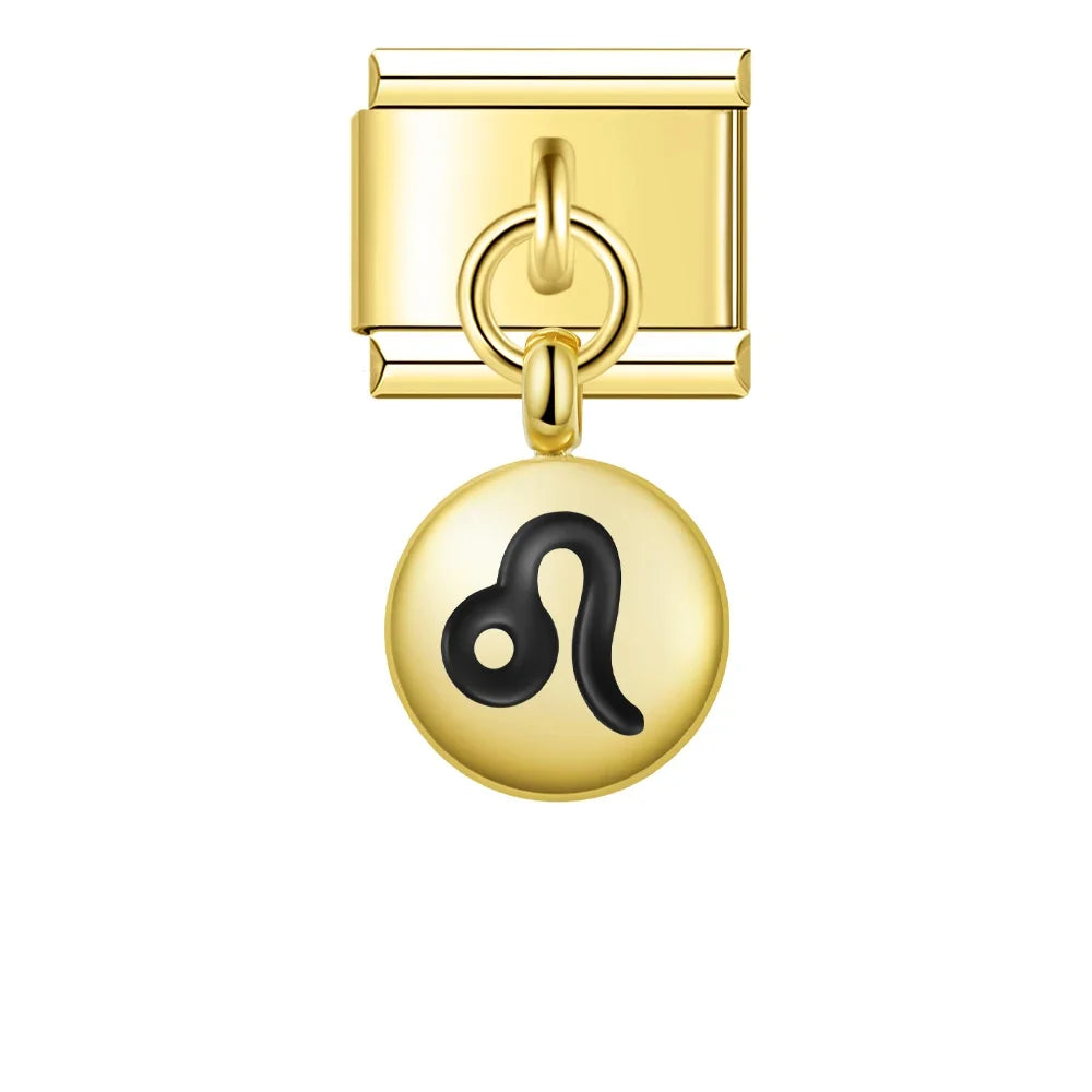 Charm Pendant Signos Circle Gold - Blisca®