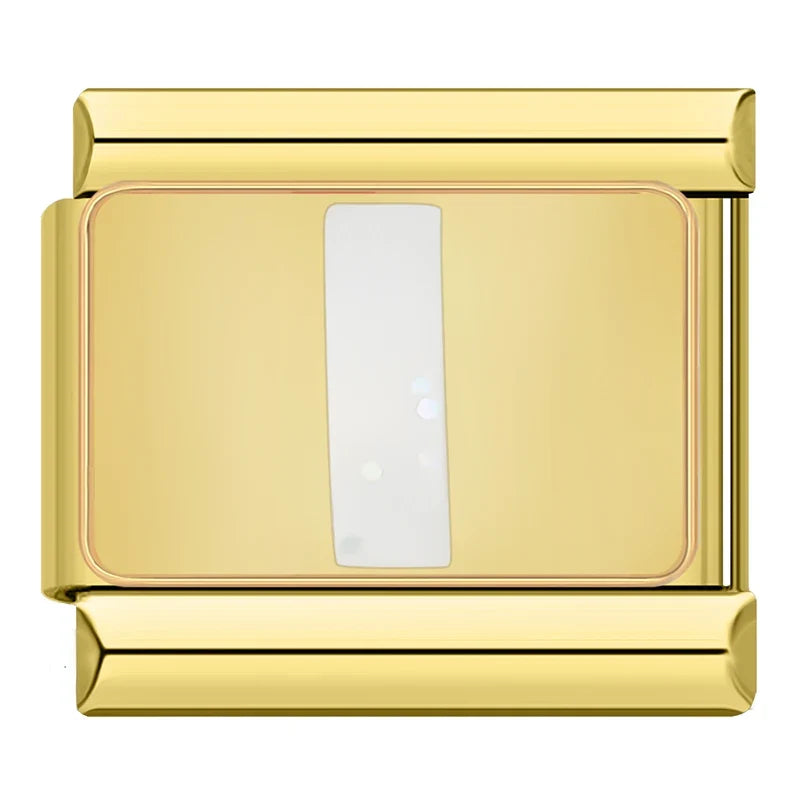 Charm Gold Glitter Initials - Blisca®
