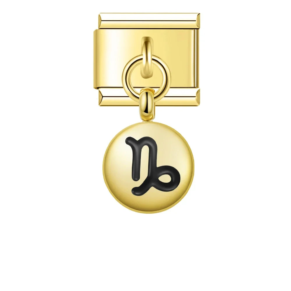 Charm Pendant Signos Circle Gold - Blisca®