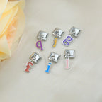 Charm Pendant Iniciais Colors - Blisca®