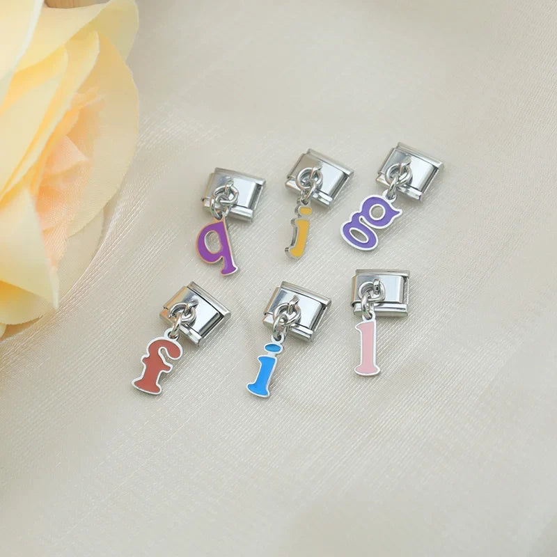Charm Pendant Iniciais Colors - Blisca®